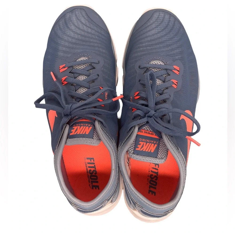 Nike Flex Supreme TR 4 Cross Training Low Top Sneakers Women’s 8 Gray - Picture 7 of 12